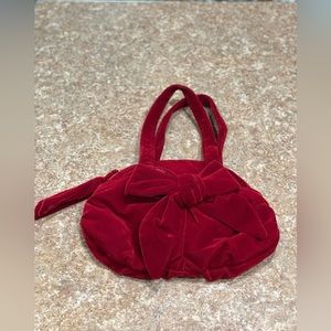 Red Velvet Vintage Style bag